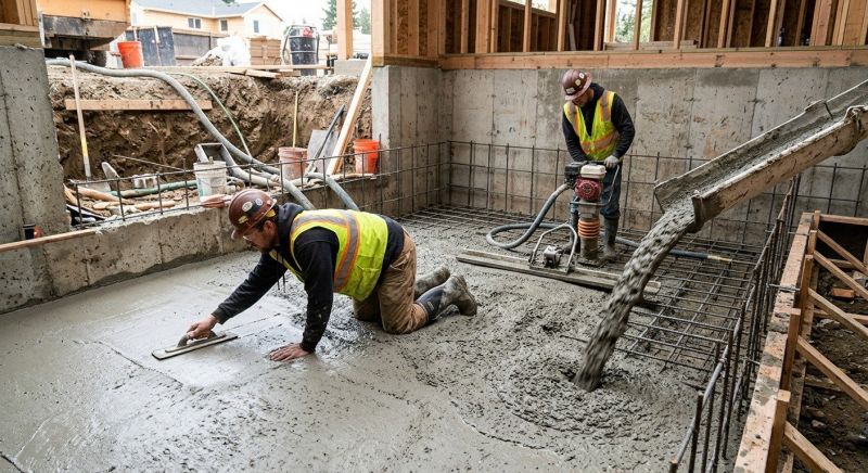 Basement Concrete Installation in Hershey, PA