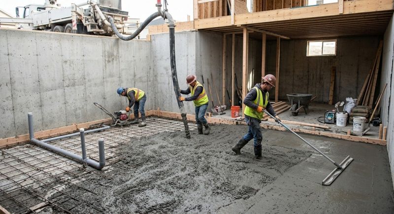 Basement Concrete Installation in Quarryville, PA