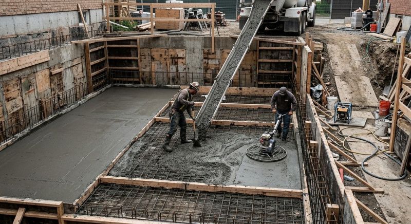 Basement Concrete Pouring in Lancaster County, PA