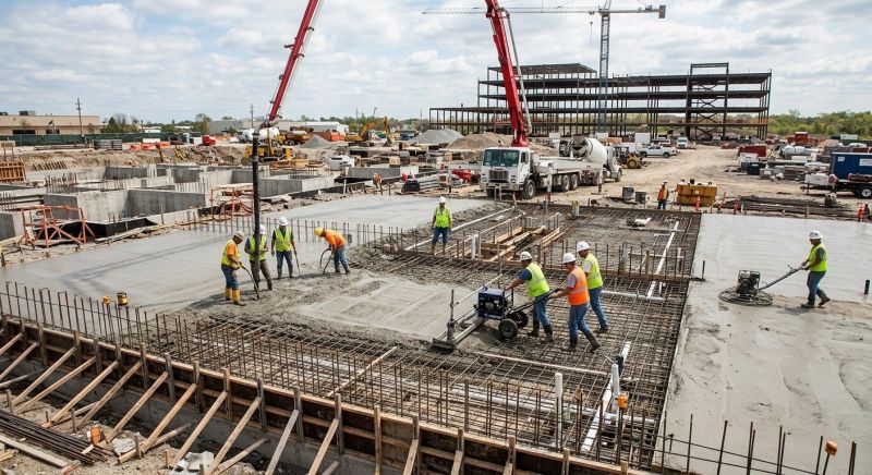 Commercial Slab Construction in Lancaster County, PA