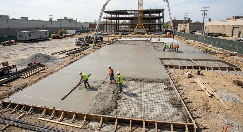 Commercial Slab Construction in Lancaster County, PA