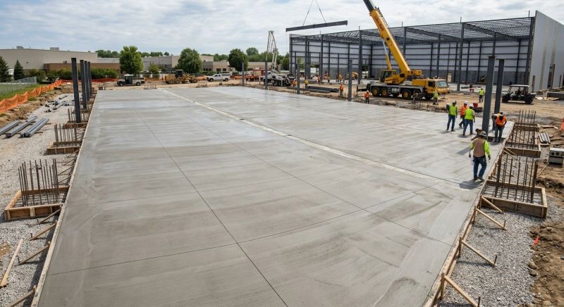 Commercial Slab Construction in Strasburg, PA