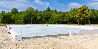 Commercial Slab Installation in Hershey, PA