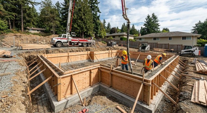 Concrete Foundation Installation in Ephrata, PA