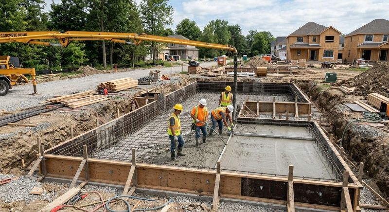 Concrete Foundation Installation in Lancaster County, PA