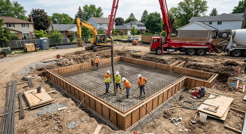 Concrete Foundation Installation in Lititz, PA