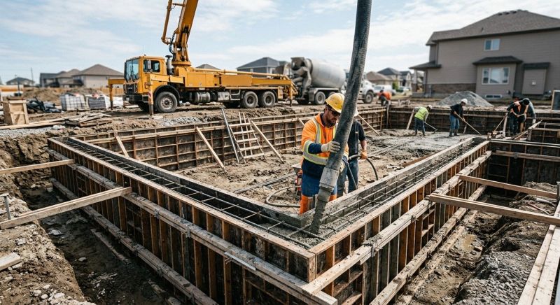 Foundation Wall Pouring in Hershey, PA
