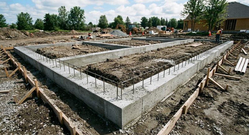 House Footing Construction in Lancaster County, PA